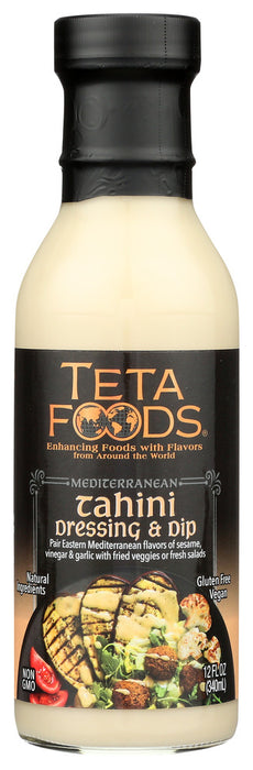 TETA FOODS: Dressing And Dip Tahini, 12 fo