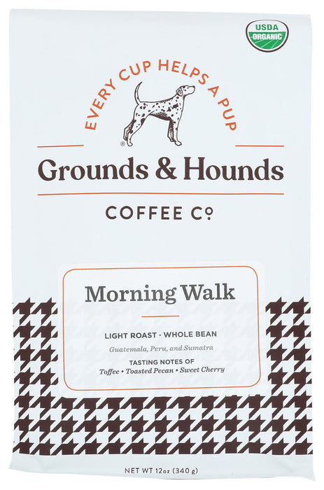 GROUNDS & HOUNDS COFFEE: Coffee Morning Walk Wb, 12 oz