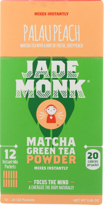 JADE MONK: Palau Peach Matcha Tea, 2.88 oz