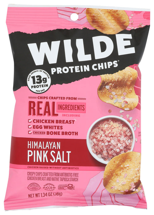 WILDE SNACKS: Himalayan Pink Salt Chips, 1.34 oz