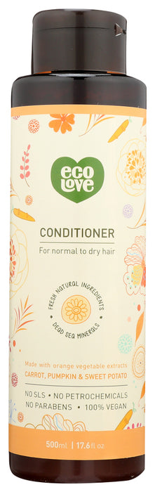 ECOLOVE: Vegan Orange Conditioner, 17.6 oz