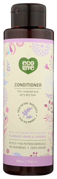 ECOLOVE: Vegan Purple Conditioner, 17.6 oz