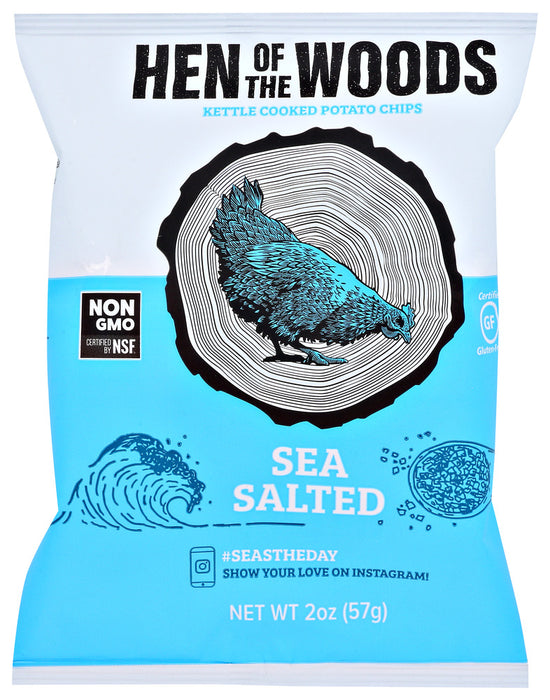 HEN OF THE WOODS: Sea Salted Chips, 2 oz