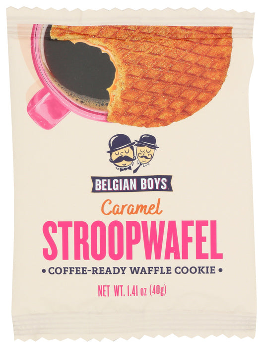 BELGIAN BOYS: Single Pack Stroopwafels, 1.41 oz