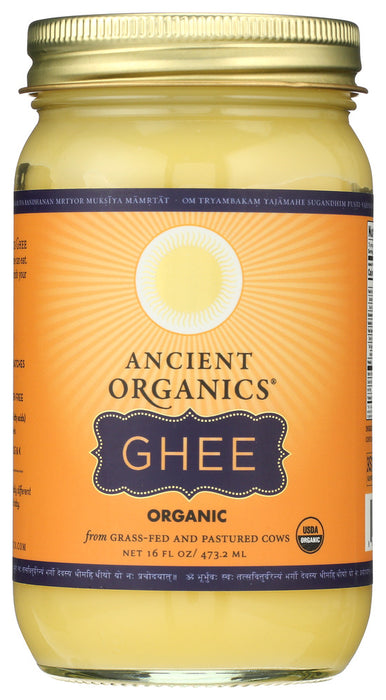 ANCIENT ORGANICS: Ghee Butter Organic, 16 fo