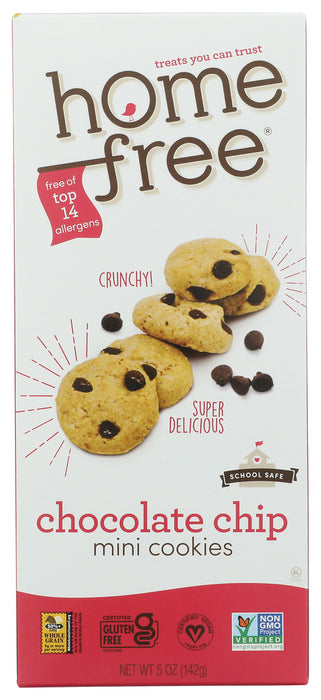 HOME FREE: Gluten Free Mini Chocolate Chip Cookies, 5 oz