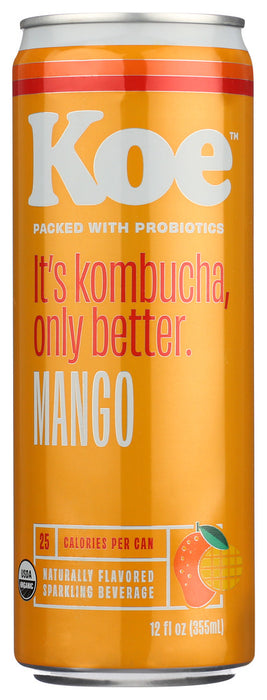 KOE: Mango Kombucha, 12 fo