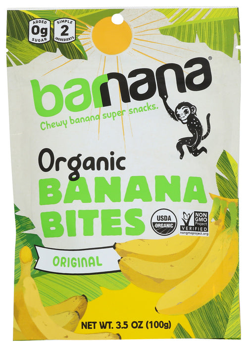 BARNANA: Organic Chewy Banana Bites, 3.5 oz