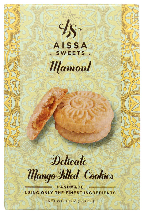 AISSA SWEETS: Mango Filled Mamoul Cookies, 10 oz