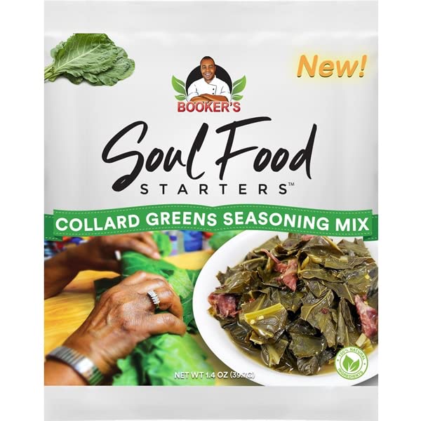 BOOKERS SOUL FOOD STARTERS: Collard Green Seas Mix,	1.4 oz
