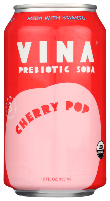 VINA: Bev Cherry Pop Org, 12 oz