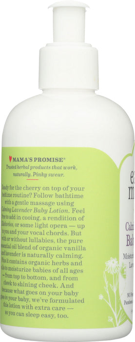 EARTH MAMA ANGEL BABY: Lotion Baby Calmng Lavndr, 8 oz