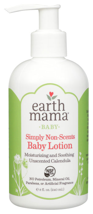 EARTH MAMA ANGEL BABY: Lotion Baby Nat Non Scnt, 8 oz