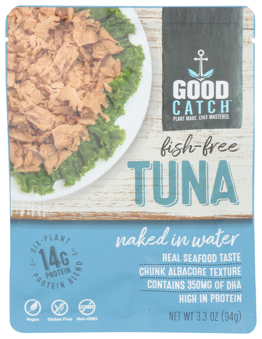 GOOD CATCH: Naked in Water Plant Based Tuna, 3.3 oz