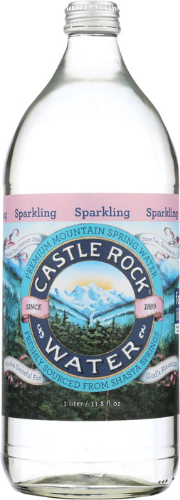 CASTLE ROCK: Water Sparkling Glass, 1 lt