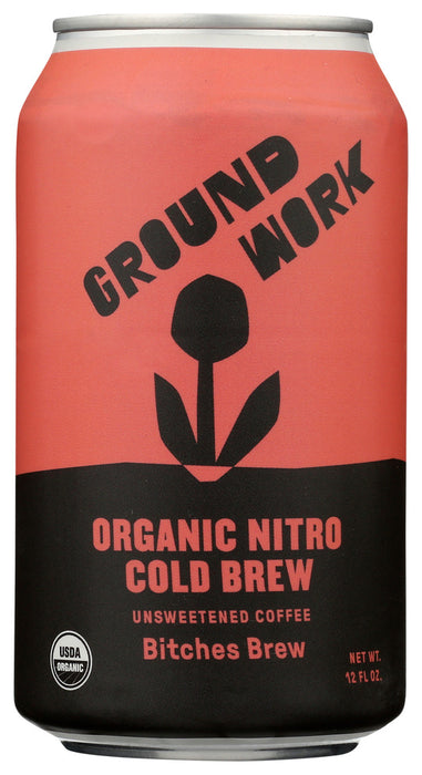 GROUNDWORK COFFEE: Coffee Nitro Bitches Brew, 12 oz