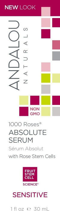 ANDALOU NATURALS: 1000 Roses Absolute Serum Sensitive, 1 oz