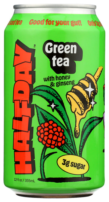 HALFDAY: Tea Green Honey Ginseng, 12 fo