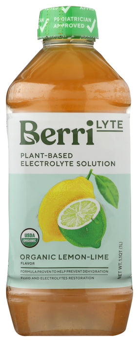 BERRI LYTE: Organic Lemon Lime, 1 lt