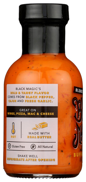 BLONDE BEARDS: Black Magic Buffalo Sauce, 8 fo