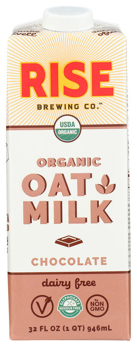 RISE BREWING CO: Organic Chocolate Oat Milk, 32 fo
