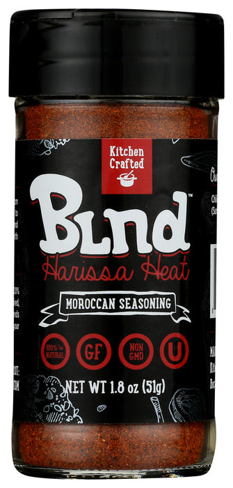KITCHEN CRAFTED: Harissa Heat Blnd Moroccan Seasoning Blend, 1.8 oz