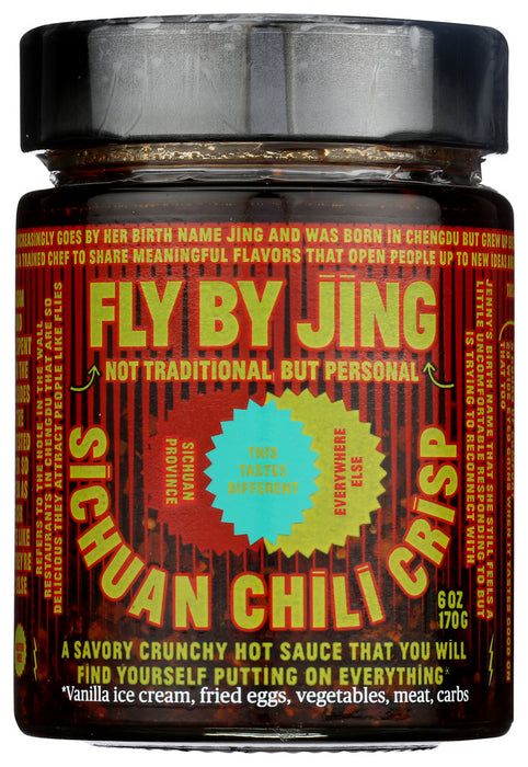 FLY BY JING: Crisp Sichuan Chili, 6 OZ