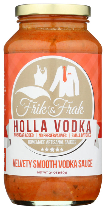 FRIK AND FRAK: Sauce Holla Vodka, 24 OZ