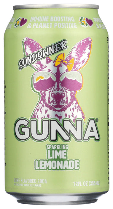 GUNNA: Lemonade Sparkling Lime, 12 FO