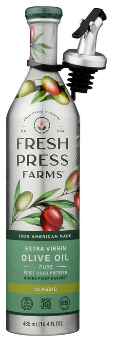 FRESH PRESS FARMS: Classic Extra Virgin Olive Oil, 485 ml