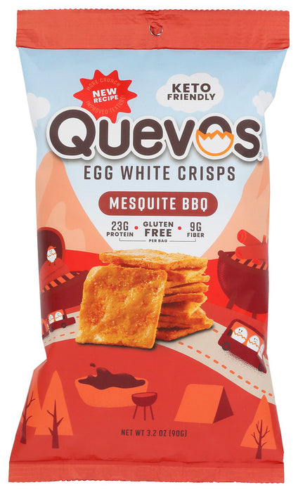 QUEVOS: Pita Protein Mesquit Bbq, 3.2 oz