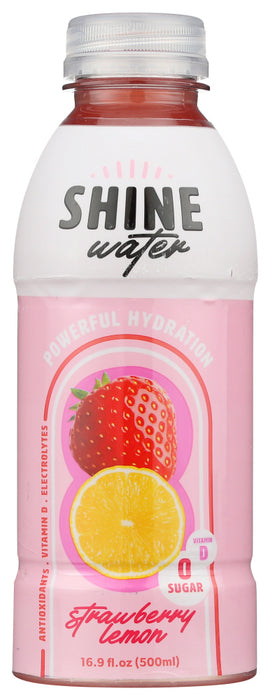 SHINEWATER: Strawberry Lemon Water, 16.9 fo