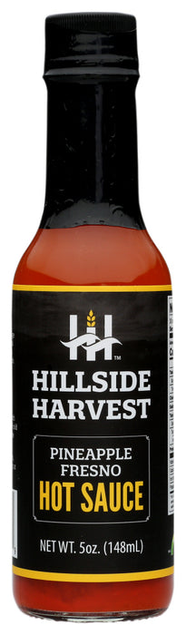 HILLSIDE HARVEST: Pineapple Fresno Hot Sauce, 5 fo
