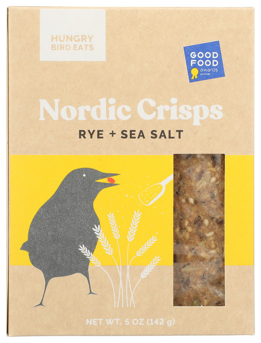 HUNGRY BIRD EATS: Rye Sea Salt Nordic Crisps, 5 oz