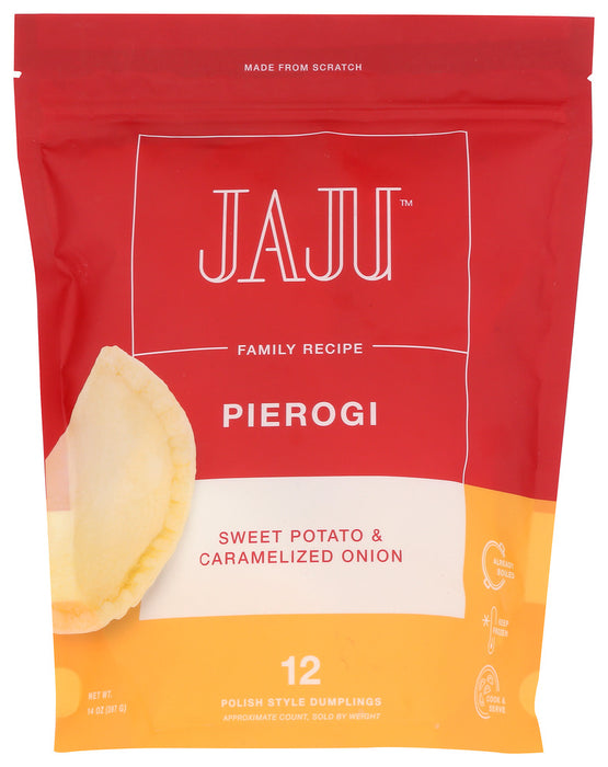 JAJU: Sweet Potato And Caramelized Onion Pierogi, 14 oz