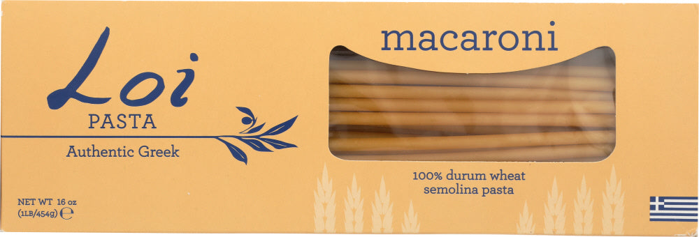 LOI PASTA: Pasta Macaroni, 16 oz