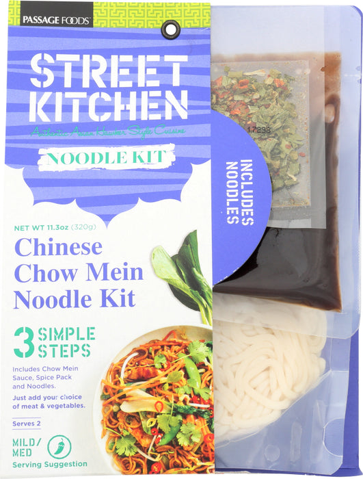 STREET KITCHEN: Chinese Chow Mein Noodle Kit, 11 oz