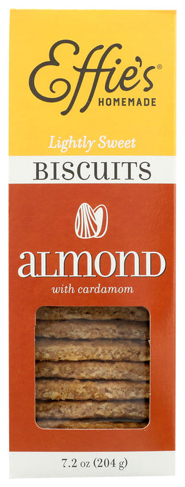 EFFIES HOMEMADE: Almond With Cardamom Biscuits, 7.2 oz