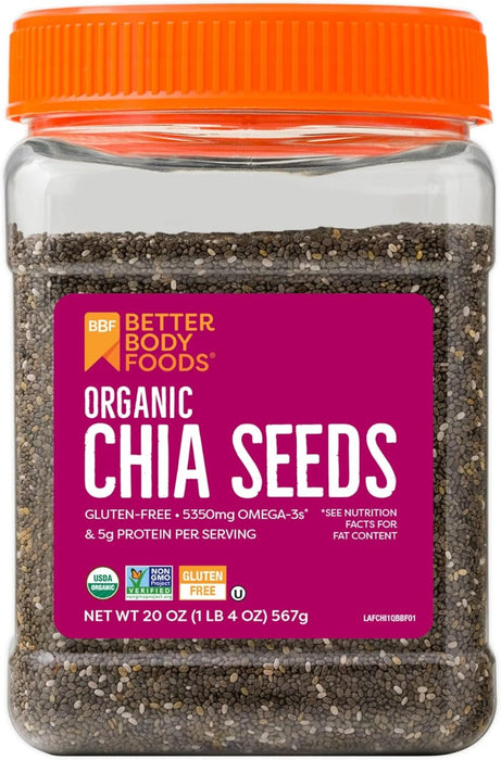 BETTERBODY: Chia Seed Black, 1.25 lb