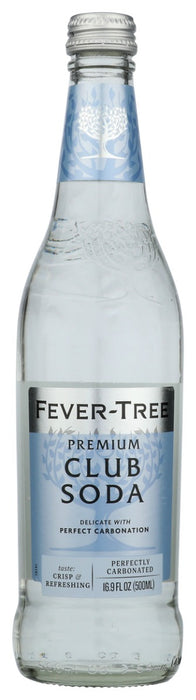 FEVER TREE: Premium Club Soda, 16.9 fo