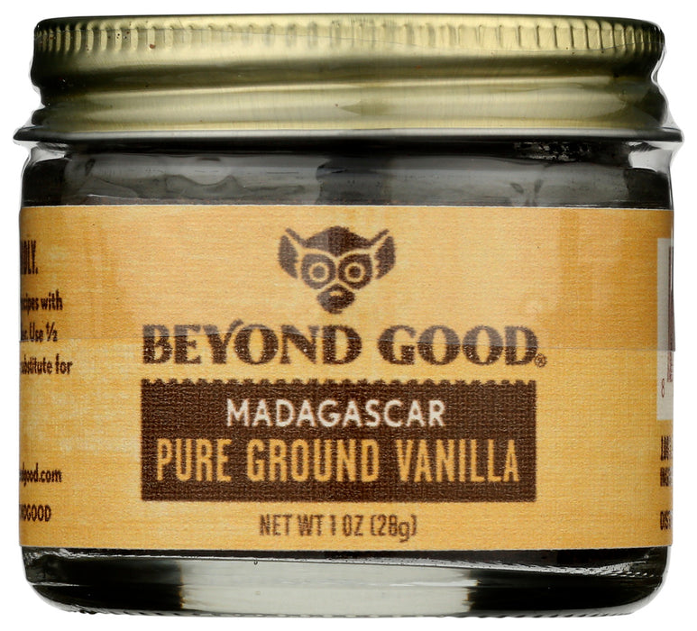 BEYOND GOOD: Vanilla Powder Pure Ground, 1 OZ