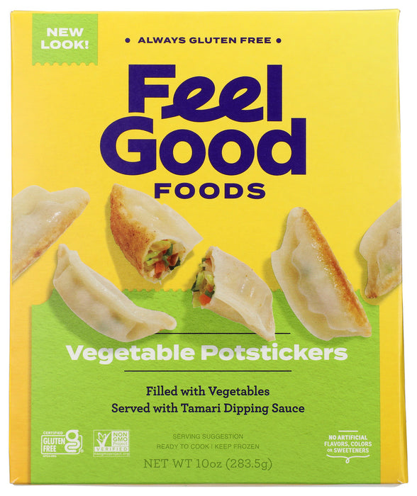 FEEL GOOD FOODS: Gluten Free Vegetable Dumplings, 10 oz