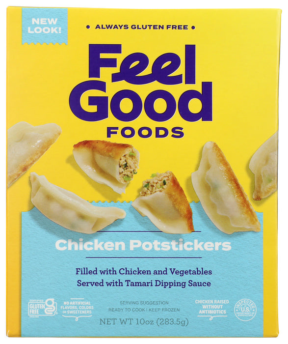 FEEL GOOD FOODS: Gluten Free Chicken Dumplings, 10 oz