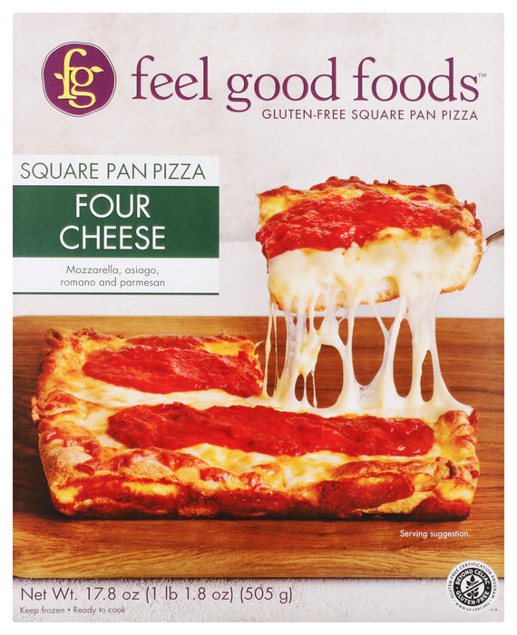 FEEL GOOD FOODS: Four Cheese Pizza, 17.8 oz