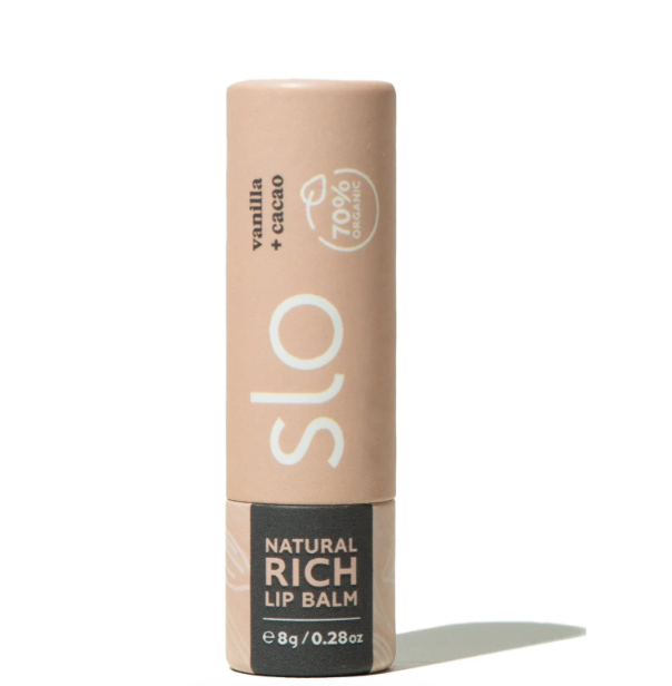 SLO: Natural Lip Balm Vanilla Cacao, 0.28 oz