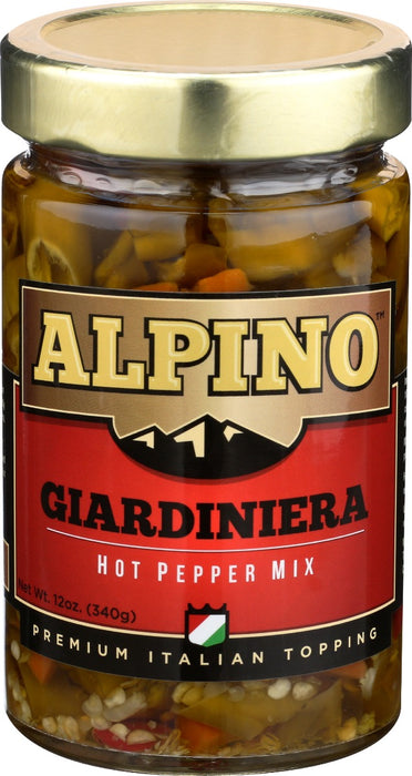 ALPINO: Gardiniera Hot Pepper Mix, 12 oz