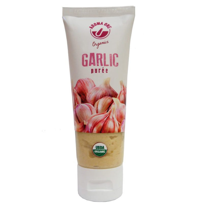 AROMA ONE: Organic Garlic Puree, 2.8 oz