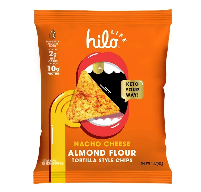 HILO LIFE SNACKS: Nacho Cheese Tortilla Style Chips, 1 oz