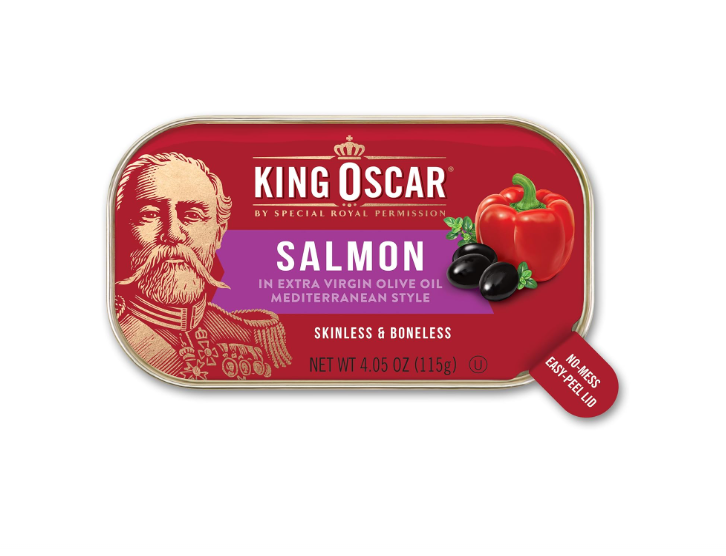 KING OSCAR: Atlantic Salmon Mediterranean Style, 4.05 oz