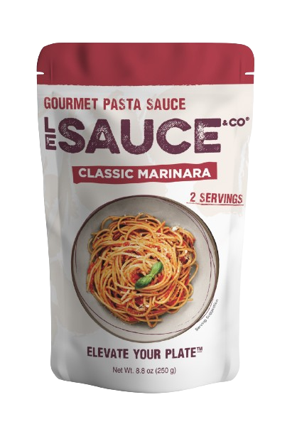LE SAUCE & CO: Classic Marinara Gourmet Pasta Sauce, 8.8 oz